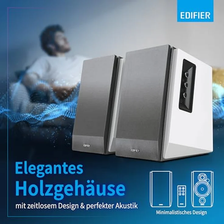 Aktivboxen Edifier Studio R1700BT 2.0 weiß-silber Bluetooth – Bild 5