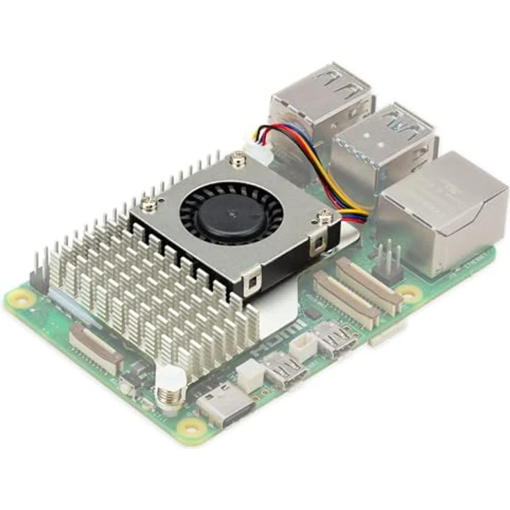 BerryBase Raspberry Pi 5, 8GB RAM, Active Cooler Kit, sofort einsatzbereit mit optimierter Stromversorgung und Kompatibilität – Bild 5