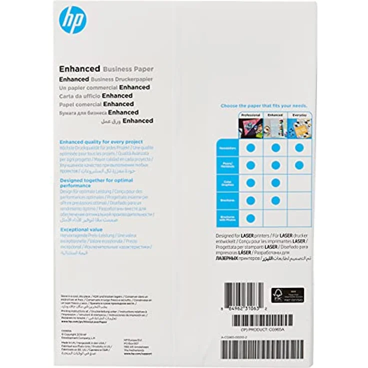 HP Professional Glossy Laser Paper 150 gsm-150 sht/A4/210 x 297 mm – Bild 3