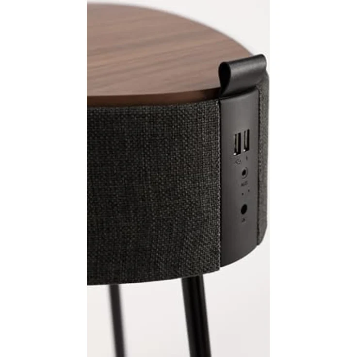 CREATE Speaker Table 180, Tischlautsprecher aus Dunkelholz mit unidirektionaler 180º Tonqualität, Bluetooth 5.0, kabelloses Ladegerät, 5 Stunden Akkulaufzeit, MP3-, WMA- und WAV-Format – Bild 5