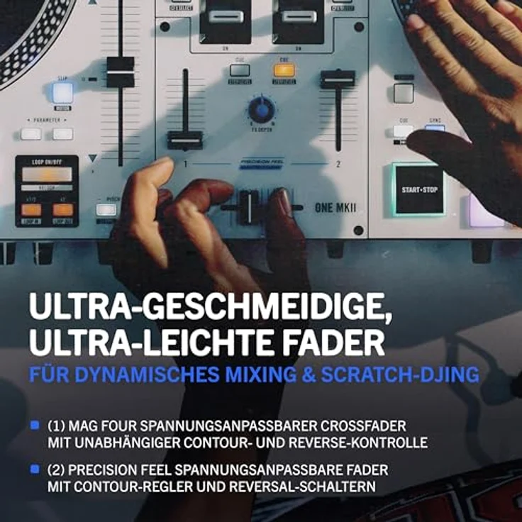 Rane ONE MKII, motorisierter DJ-Controller mit integrierter Stems-Steuerung, 29 Effekten und schicken weißen Design – Bild 5
