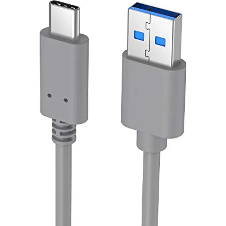 Slabo Ladekabel USB-C für iPad Pro 11" (3. 5. Gen. | 2018 2021) | iPad Pro 12,9" (3. 5. Gen. | 2018 2021) Datenkabel Verbindungskabel Sync-Kabel GRAU | GREY – Bild 2