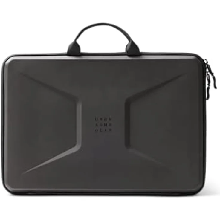 URBAN ARMOR GEAR Civilian Shock Sleeve Laptop-Tasche 15-16 Zoll, wasserabweisendes EVA Case mit Mikrovelourslederfutter, Tragegriff, leichtgängige Doppel-Reißverschlüsse, schwarz