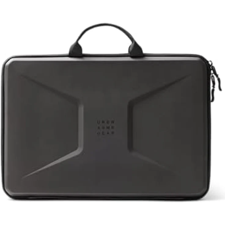 URBAN ARMOR GEAR Civilian Shock Sleeve Laptop-Tasche 15-16 Zoll, wasserabweisendes EVA Case mit Mikrovelourslederfutter, Tragegriff, leichtgängige Doppel-Reißverschlüsse, schwarz – Bild 1