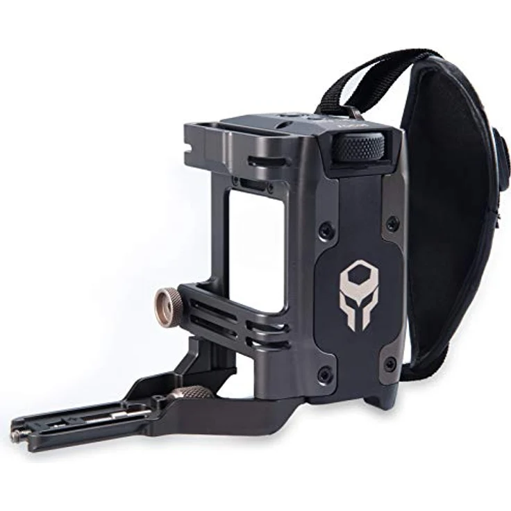 Tilta Side Focus Griff Typ I (F970 Batterie) -Tilta grau Kompatibel mit Nikon Z7 / BMPCC-4K grau TA-SFH1-97-G - Batteriegriff mit zusätzlicher Stabilität und Fokussteuerung – Bild 1