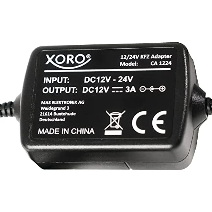 Xoro CA1224, Auto-Netzteil für Laptops, 12V und 24V Kompatibilität – Bild 6