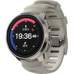 SUUNTO Ocean Tauchcomputer und Sportuhr, AMOLED-Bildschirm, 100m Wasserdicht, Zweifrequenz GPS, Offline-Karte, 95+ Sportarten, HRV & Schlafqualität Verfolgung, 40 Stunden Akkulaufzeit - Edelstahl/Saphir, Schwarz