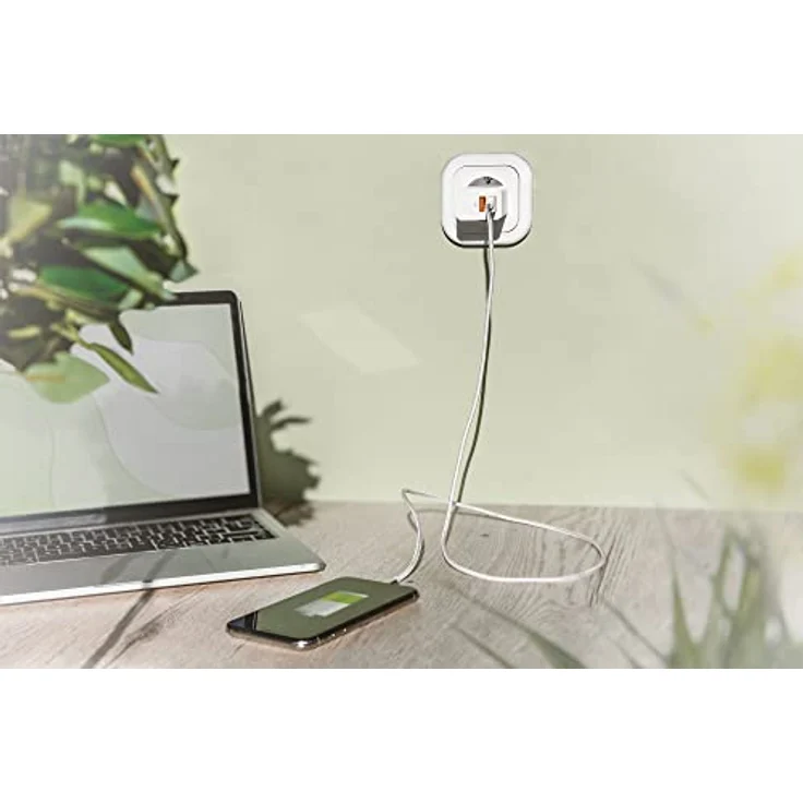 DIGITUS USB Ladegerät 2X USB-A 15W, 2X 2,4A, weiß - Hochwertige Abmessungen, langlebig, flexible Gestaltung – Bild 2
