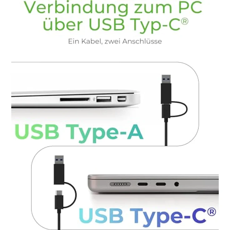 ICY BOX IB-180MS-C31 Dockingstation für NVMe M.2 SSD und SATA Laufwerk, USB Type-C, bis zu 10 Gbit/s, LED Statusanzeige, schwarz – Bild 8