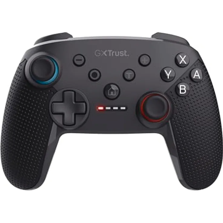 Trust Gaming GXT 1246 Muta Bluetooth Nintendo Switch Controller, 15h Spielzeit, Dual-Shock-Vibration, Schwarz