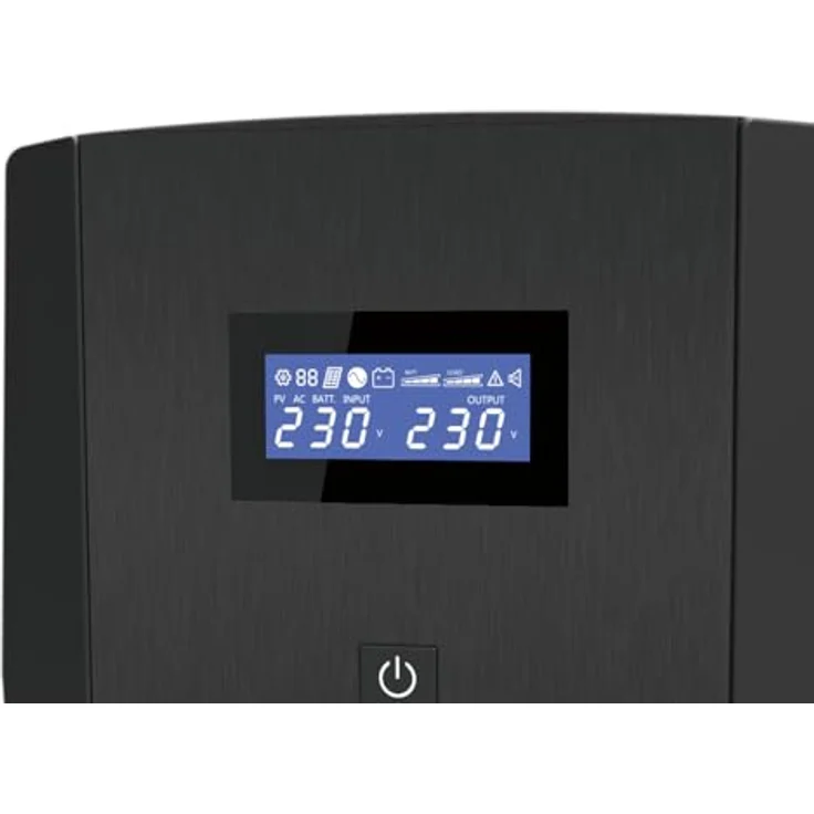 Conceptronic ZEUS08E 1500 VA 900 W USV mit eingebautem AVR, HID USB und RJ45 EIN-/Ausgang – Bild 4