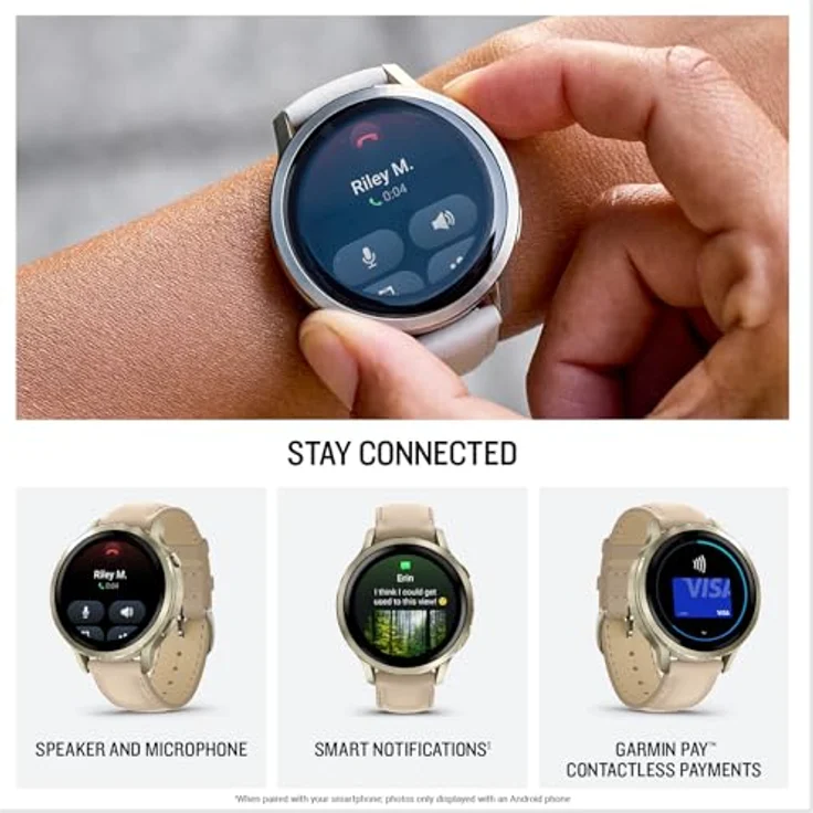 Garmin Venu 4, Smartwatch mit GPS, Fitness-Tracking und hochwertigen Display, Schwarz – Bild 4