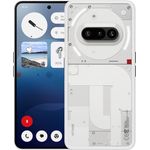 Nothing Phone (3a) 128 GB - Handy mit 32-MP-Frontkamera, 30-facher Ultra-Zoom, 50 W Schnellladefunktion und 6,77 Zoll Flexibles FHD+ AMOLED-Display - Weiß