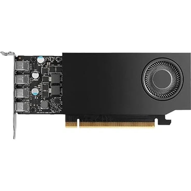 PNY NVIDIA RTX A400 Low Profile, Grafikkarte mit 4 GB GDDR6-Speicher und Unterstützung für bis zu vier Monitore – Bild 4