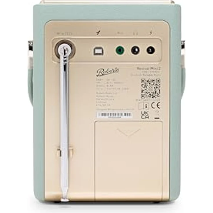 Roberts Revival Mini 2 DAB+ Radio, tragbares DAB+/DAB/FM Radio mit Bluetooth-Funktion, blau – Bild 4
