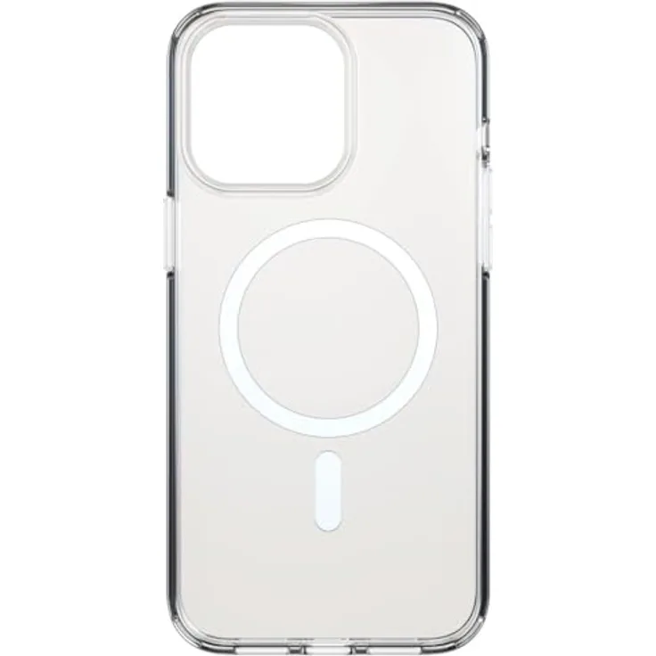 Black Rock Hülle für iPhone 15 Pro Max (MagSafe kompatibel, Slim, TPU, robust, stoßdämpfend, antibakteriell, durchsichtig, Cover, Handyhülle für iPhone 15 Pro Max, Case, Handycase) transparent