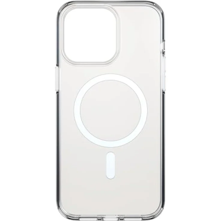 Black Rock Hülle für iPhone 15 Pro Max (MagSafe kompatibel, Slim, TPU, robust, stoßdämpfend, antibakteriell, durchsichtig, Cover, Handyhülle für iPhone 15 Pro Max, Case, Handycase) transparent