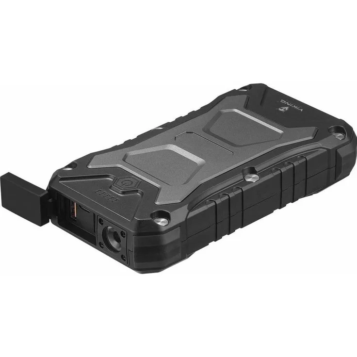 Viking Outdoorov Powerbank SKADI II, 20000 mAh, tragbare Solar Powerbank in Grau