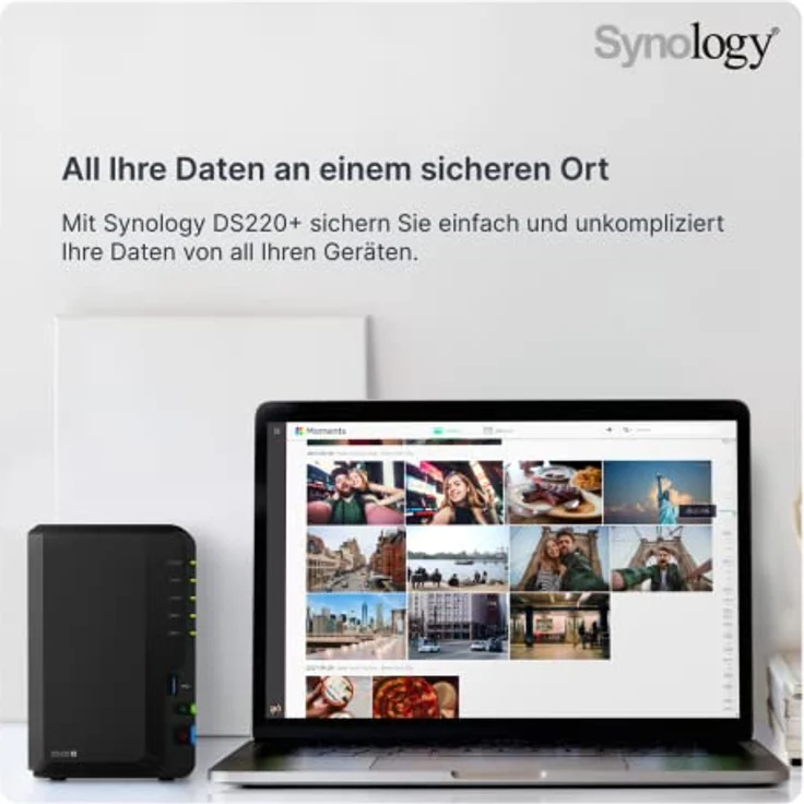 Synology DS220+(6G) Synology RAM 2-Bay 8TB Bundle mit 2x 4TB (DS220+(6G) Synology RAM-8tVN) – Bild 2