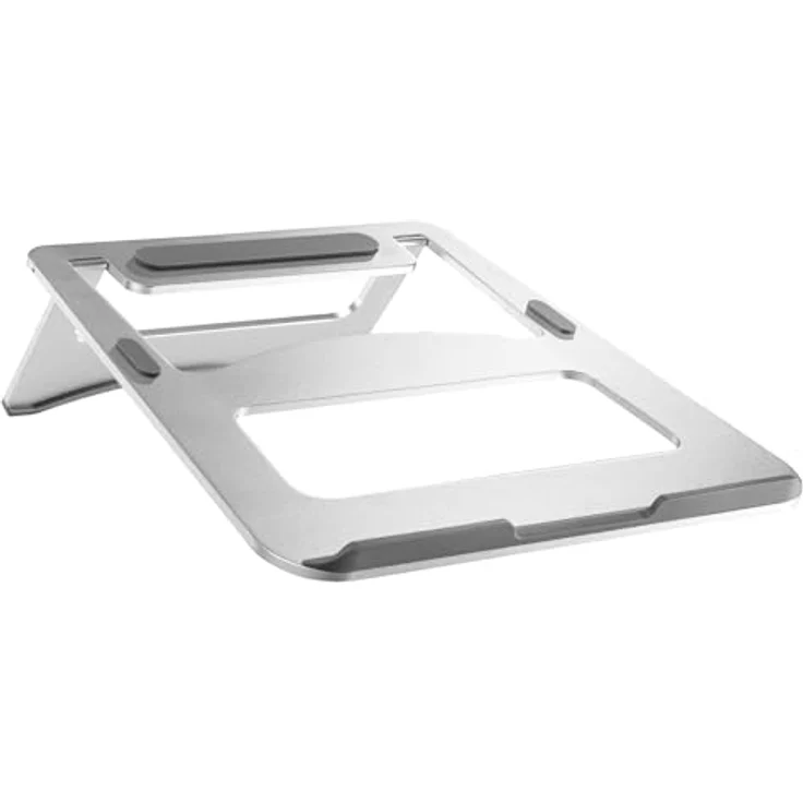 my wall HT19L Notebook-Ständer, faltbarer Aluminium Laptopständer, schwarz – Bild 1
