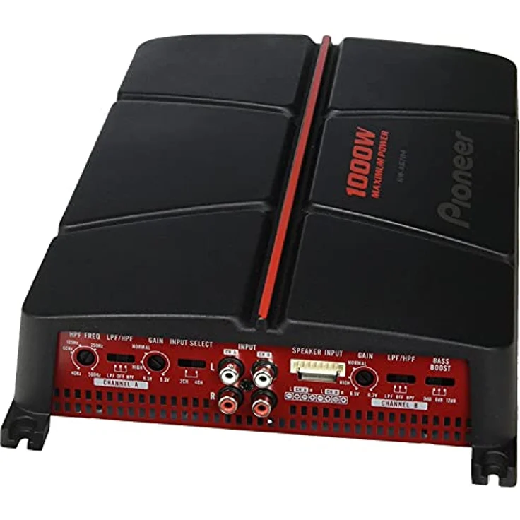 Pioneer GM-A6704 Brückbarer 4-Kanal-Verstärker (1000 W) Endstufe Verstärker (Anzahl Kanäle: 4) - Klarer Sound mit Bass-Boost, TPF und mehr – Bild 4