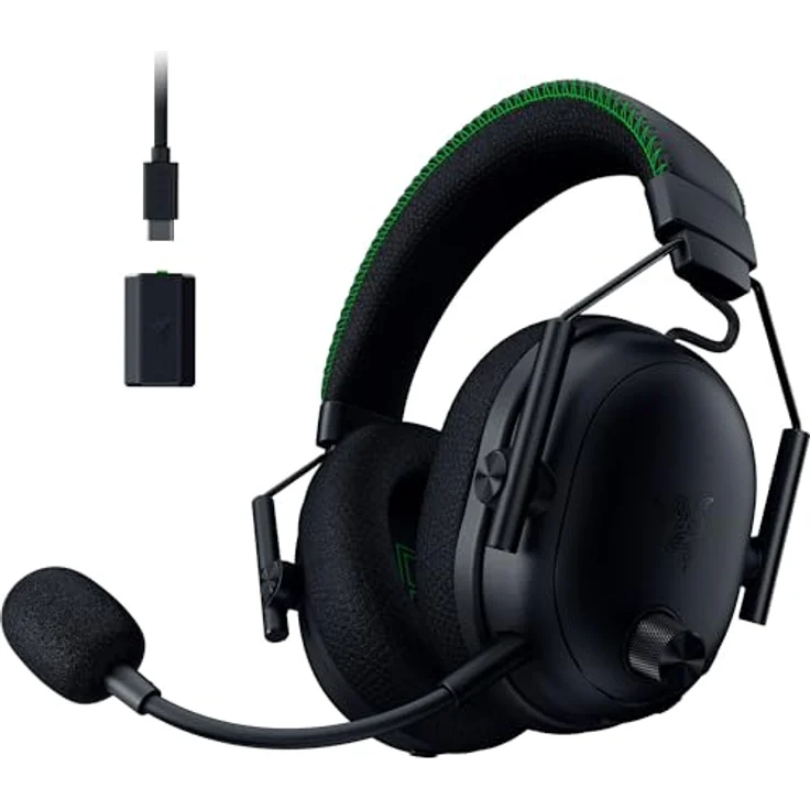 Razer BlackShark V3 Pro Xbox S|X, Kabelloses E-Sport-Headset mit ANC, Triforce 50mm Treibern, Hybrid-Geräuschunterdrückung, Bluetooth & 2,4GHz, Schwarz – Bild 1