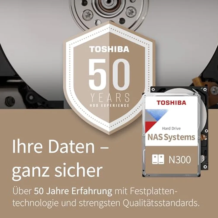 Toshiba 8.9cm (3.5") 4TB SATA3 NAS N300 7200RPM intern bulk Festplatte, 24/7 zertifiziert, 512MB Cache – Bild 7