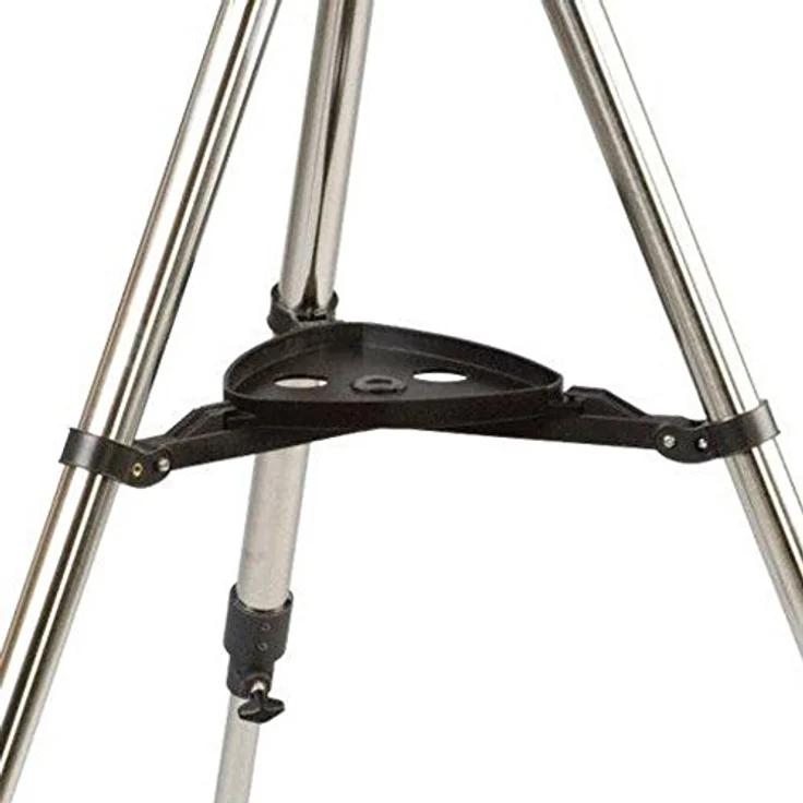 Celestron AstroMaster 130 EQ 130-650 Newton-Spiegelteleskop mit Nachführmotor und Stahlstativ – Bild 5