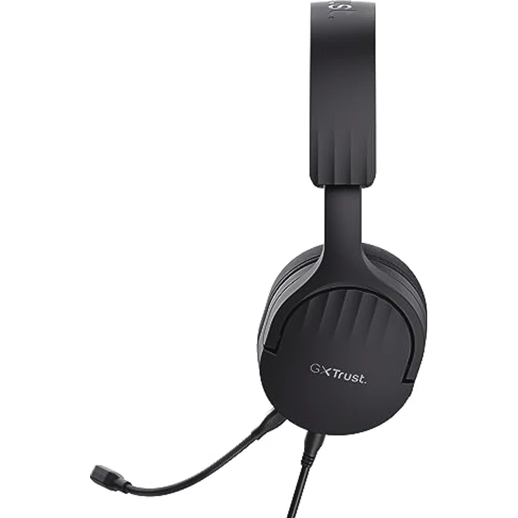 Trust Gaming GXT 489 Fayzo Gaming Headset, 85% Recyclingkunststoff, für PC, PS5, PS4, Xbox Series X|S, Switch, 3,5-mm Klinke, Over-Ear Kopfhörer, Mikrofon mit Geräuschunterdrückung - Schwarz – Bild 5