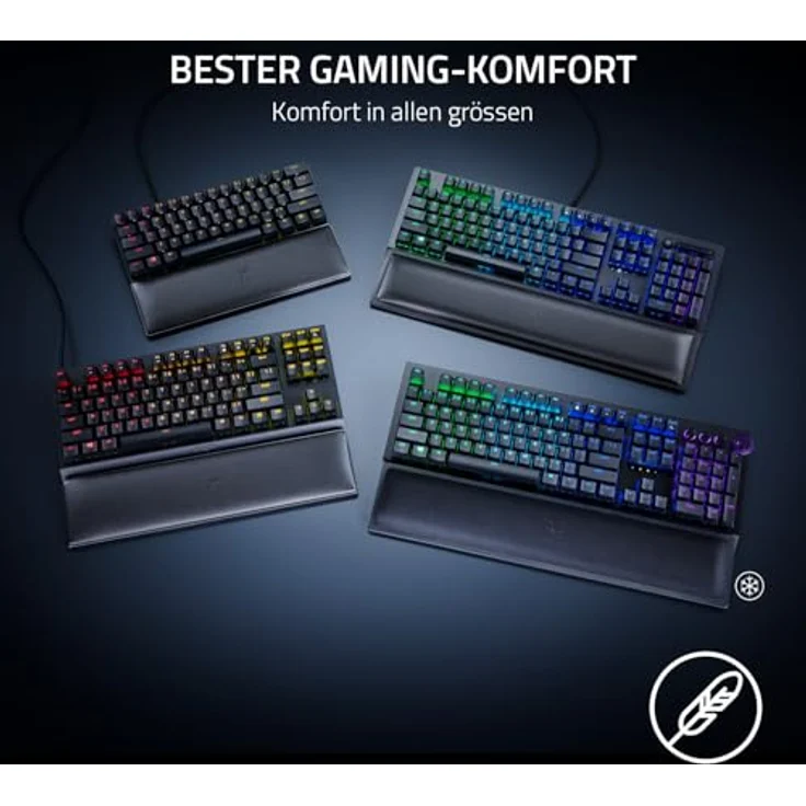 Razer Ergonomische Handgelenkauflage für Mini-Tastaturen, schwarz – Bild 6