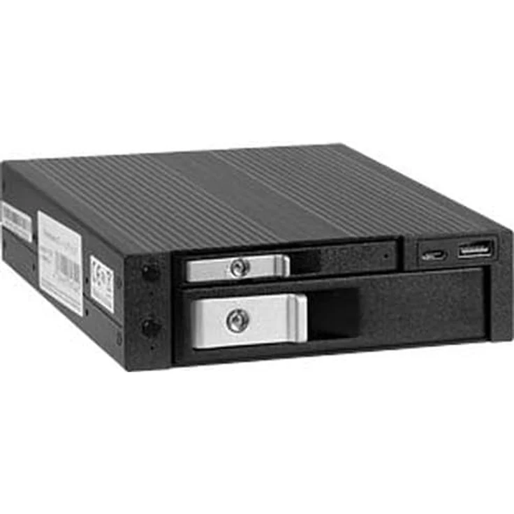 INTER-TECH HDD-Wechselrahmen ST-7227U, kompatibel mit 2,5-Zoll- und 3,5-Zoll-Festplatten, USB 3.0 Type-C und Type-A für schnelle Datenübertragung – Bild 2