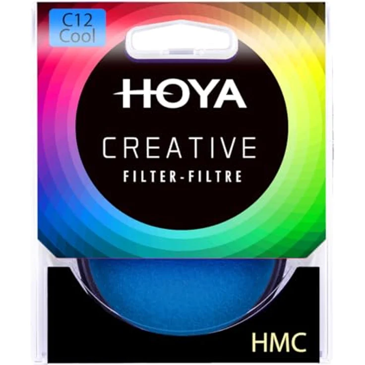 Hoya 46 mm C12 Blue Cooling Color Conversion Filter, reduziert Farbtemperatur um 2200 °K, 6-fach HMC Multicoating – Bild 2