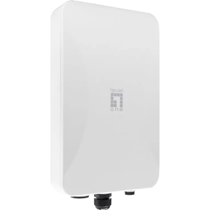 LevelOne WAB-8021 AX3000 Dual Band Wi-Fi 6 Outdoor PoE Wireless Access Point, omnidirektional
