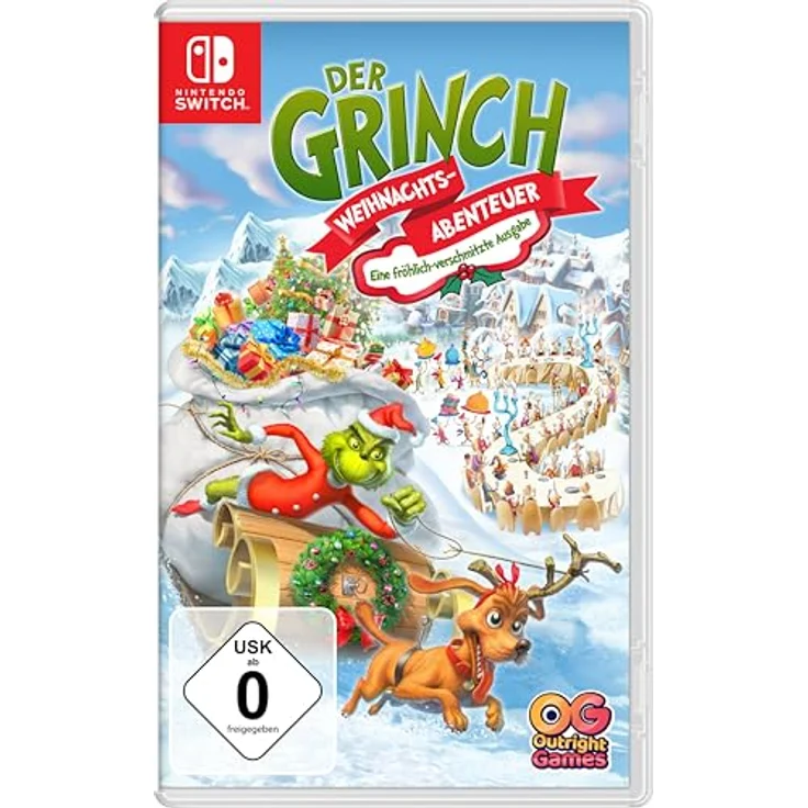 Outright Games Der Grinch - Weihnachtsabenteuer, Nintendo Switch Spiel mit Erkundung, Jetpacks und Sammelmissionen – Bild 1