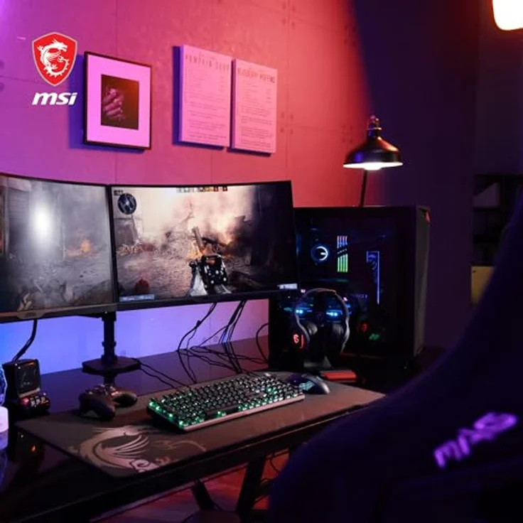 MSI MPG Gungnir 300P Airflow, PC Gehäuse für mATX, ITX, ATX, E-ATX, Schwarz, optimierte Wärmeableitung, werkzeuglos verstellbare Grafikkartenhalterung – Bild 4