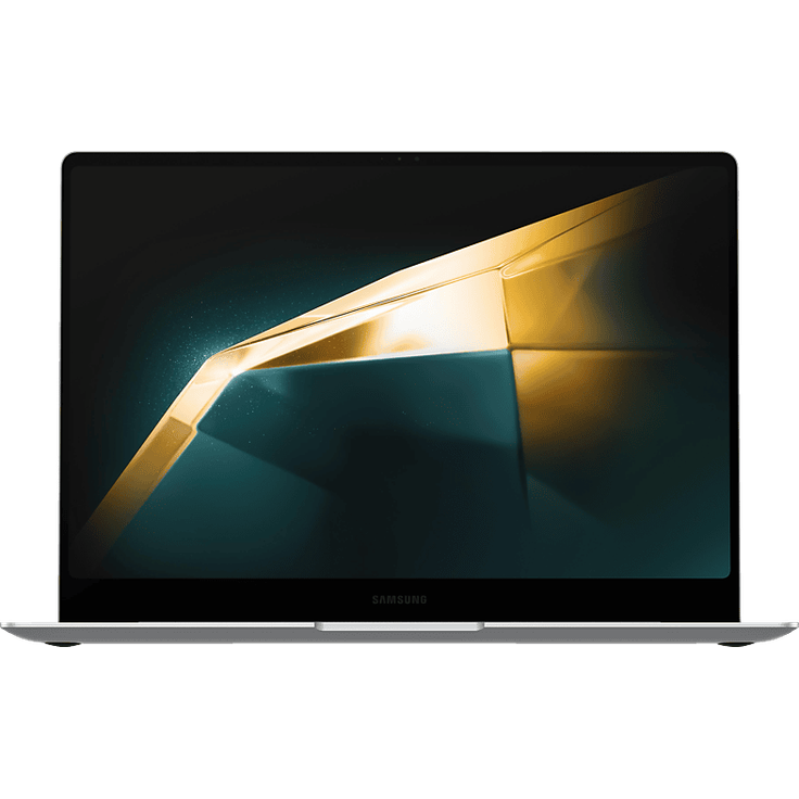 SAMSUNG Galaxy Book4, Notebook, mit 15,6 Zoll Display, IntelÂ® Coreâ„¢ 3,100U Prozessor, 8 GB RAM, 256 SSD, Onboard Graphics, Silver, Windows 11 Pro (64 Bit) – Bild 1