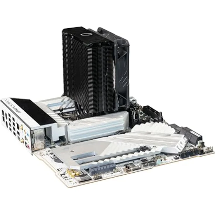 Cooler Master Hyper 212 Pro, CPU Kühler mit 230W TDP, asymmetrischem Design und SickleFlow Edge 120 Lüfter, Schwarz – Bild 9