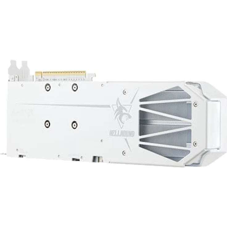 PowerColor Hellhound Spectral White AMD Radeon RX 9060 XT, 16GB GDDR6 Grafikkarte mit HDMI 2.1b und DisplayPort 2.1a – Bild 3
