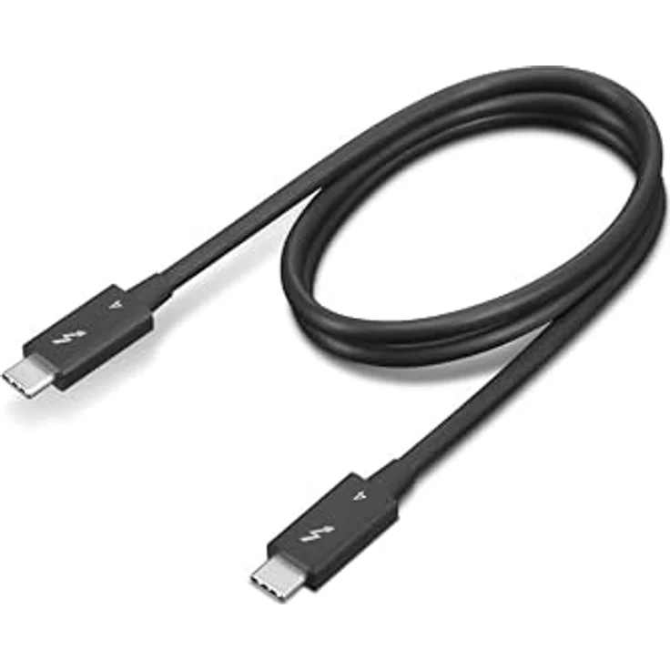 Lenovo Thunderbolt 4 USB-Kabel, 0.70 m, USB 4.0, 40 Gbps, 100 W Schnellladefunktion – Bild 2