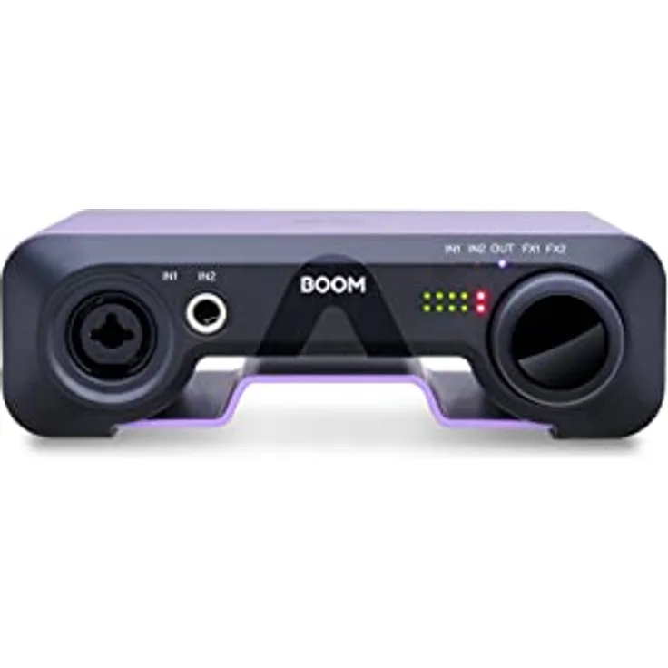 Apogee BOOM USB-C Audiointerface (für Studio- und Heimproduktionen, Null-Ohm Kopfhörerverstärker, Onboard Hardware-DSP, USB-C Buspowered)