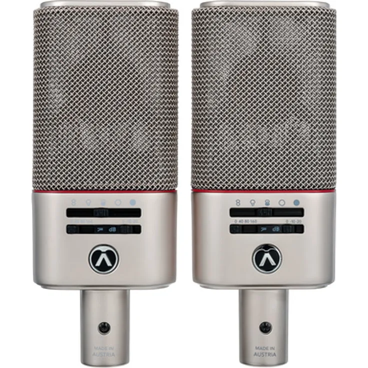 Austrian Audio OC818 Dual Set Go, Stereo Set mit dualem Ausgang, handgefertigtem CKR12 Mikrofon, umschaltbarer Richtcharakteristik und PolarDesigner Plug-In