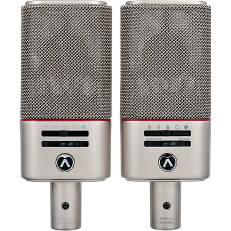 Austrian Audio OC818 Dual Set Go, Stereo Set mit dualem Ausgang, handgefertigtem CKR12 Mikrofon, umschaltbarer Richtcharakteristik und PolarDesigner Plug-In