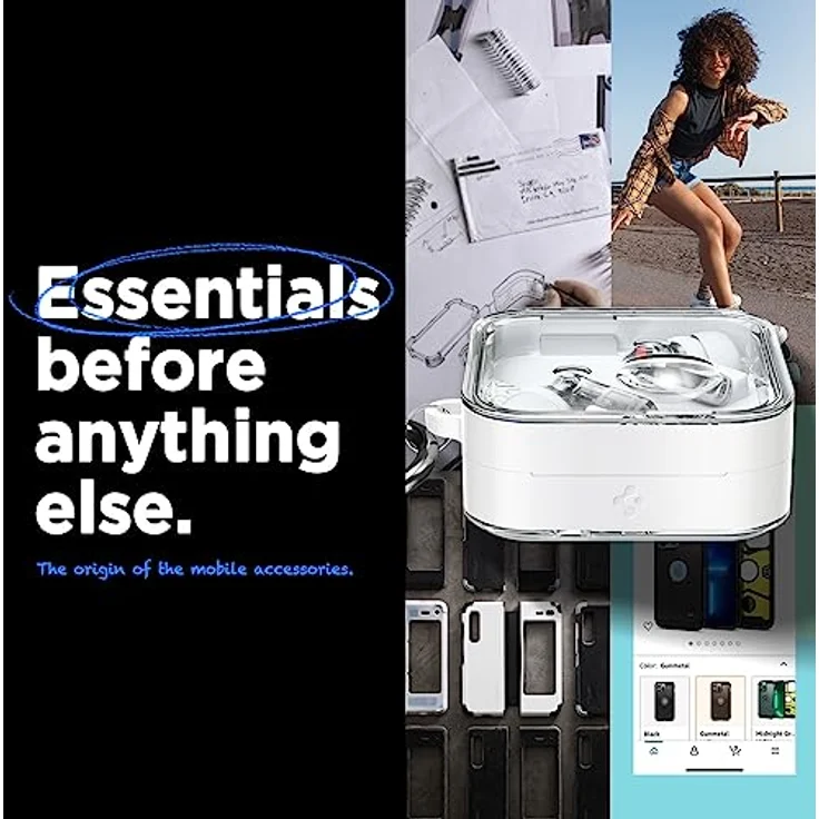 Spigen Ultra Hybrid Kompatibel mit Nothing Ear 2 Hülle - Jet White – Bild 2