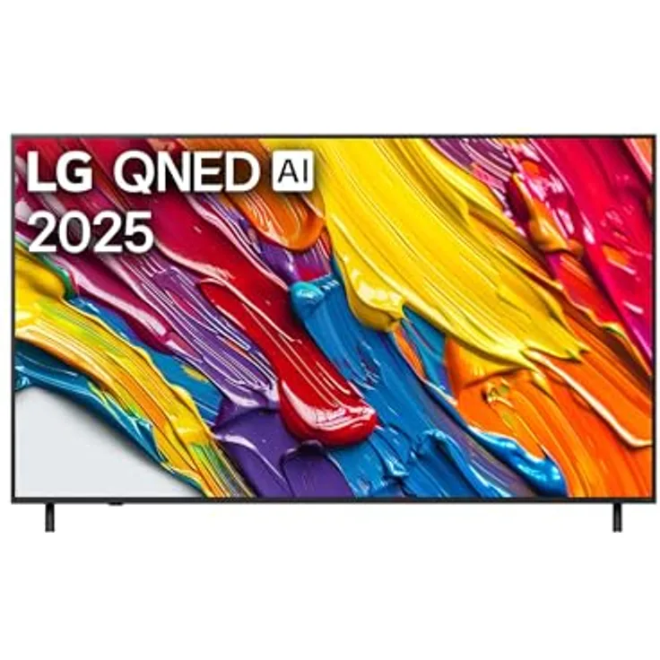 LG 75QNED82A6B, 75 Zoll 4K QNED AI TV mit α7 Gen8 4K AI Prozessor, webOS 25, Filmmaker Ambient Mode, 60Hz