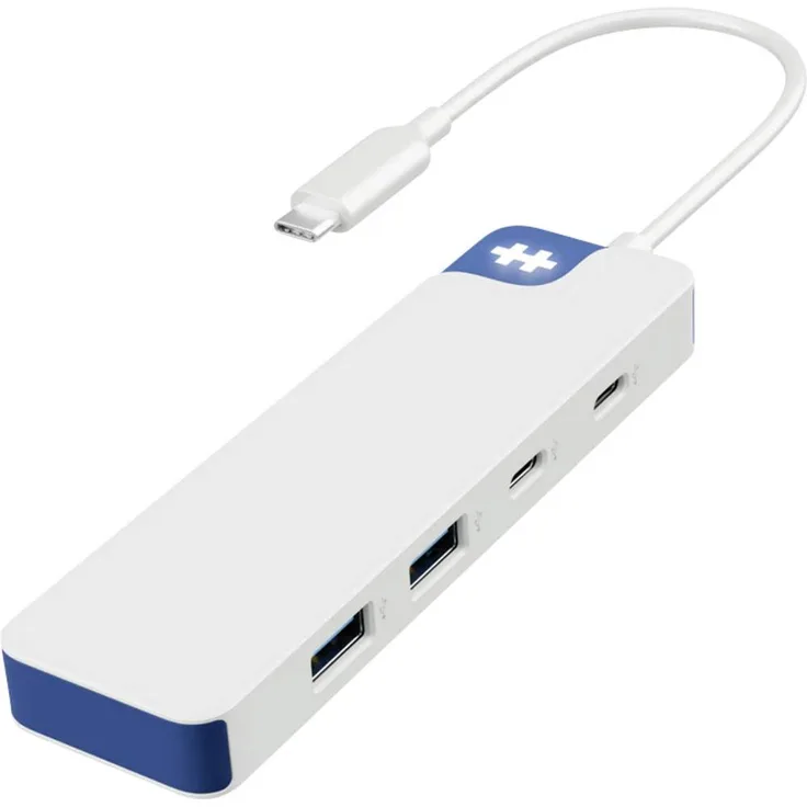 HYPER HyperDrive Flex, USB-C Dockingstation mit 4 Ports, 5 Gbit/s Datenübertragung, recycelter Kunststoff