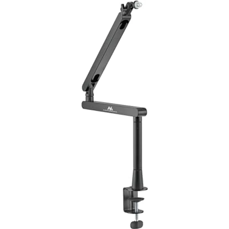 Maclean MC-971, professioneller Mikrofonhalter mit ausziehbarem Wiesenarm, max. 2 kg, Schwarz – Bild 7