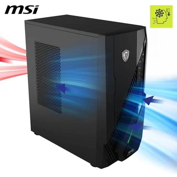 MSI MAG Infinite E1, Desktop-PC mit Intel Core i5-14400F, 16 GB RAM, 1 TB SSD, RTX 5060, Wi-Fi 6 und Bluetooth 5.3 – Bild 4