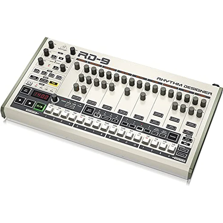 Behringer RD-9 Rhythm Designer, Analoger Drumcomputer mit 256 Patterns, authentischem TR-909 Sound und erweiterem Sequenzer – Bild 4