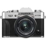 FUJIFILM X-T30 II + 15-45mm MILC Body 26,1 MP X-Trans CMOS 4 9600 x 2160 Pixel Silber, Schwarz Systemkamera mit schnellem Autofokus und 4K-Video