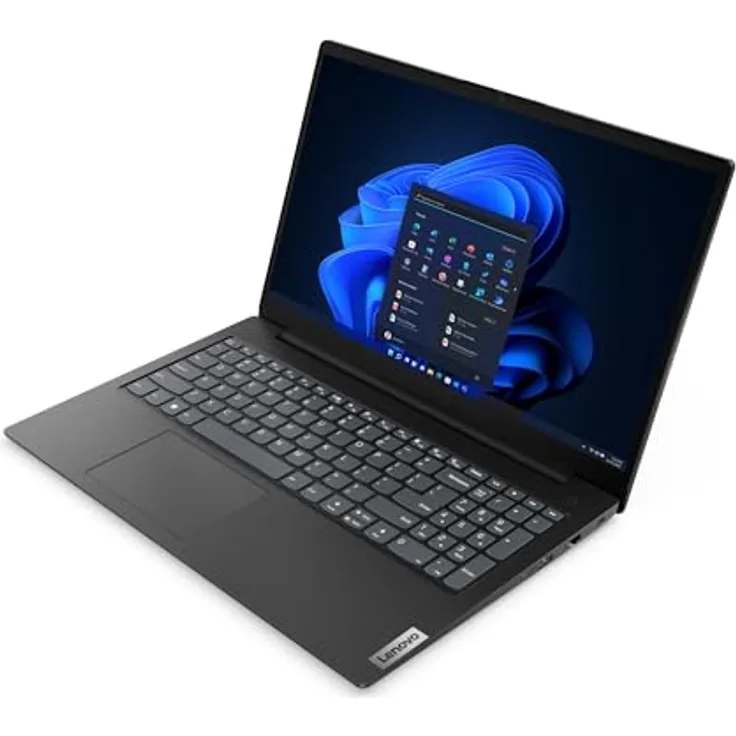 LENOVO V15 G4 AMN, 15,6 Zoll Business Notebook mit AMD Ryzen™ 5 7520U, 8 GB RAM, 256 GB SSD, Radeon™ 610M, Schwarz, Windows 11 Pro